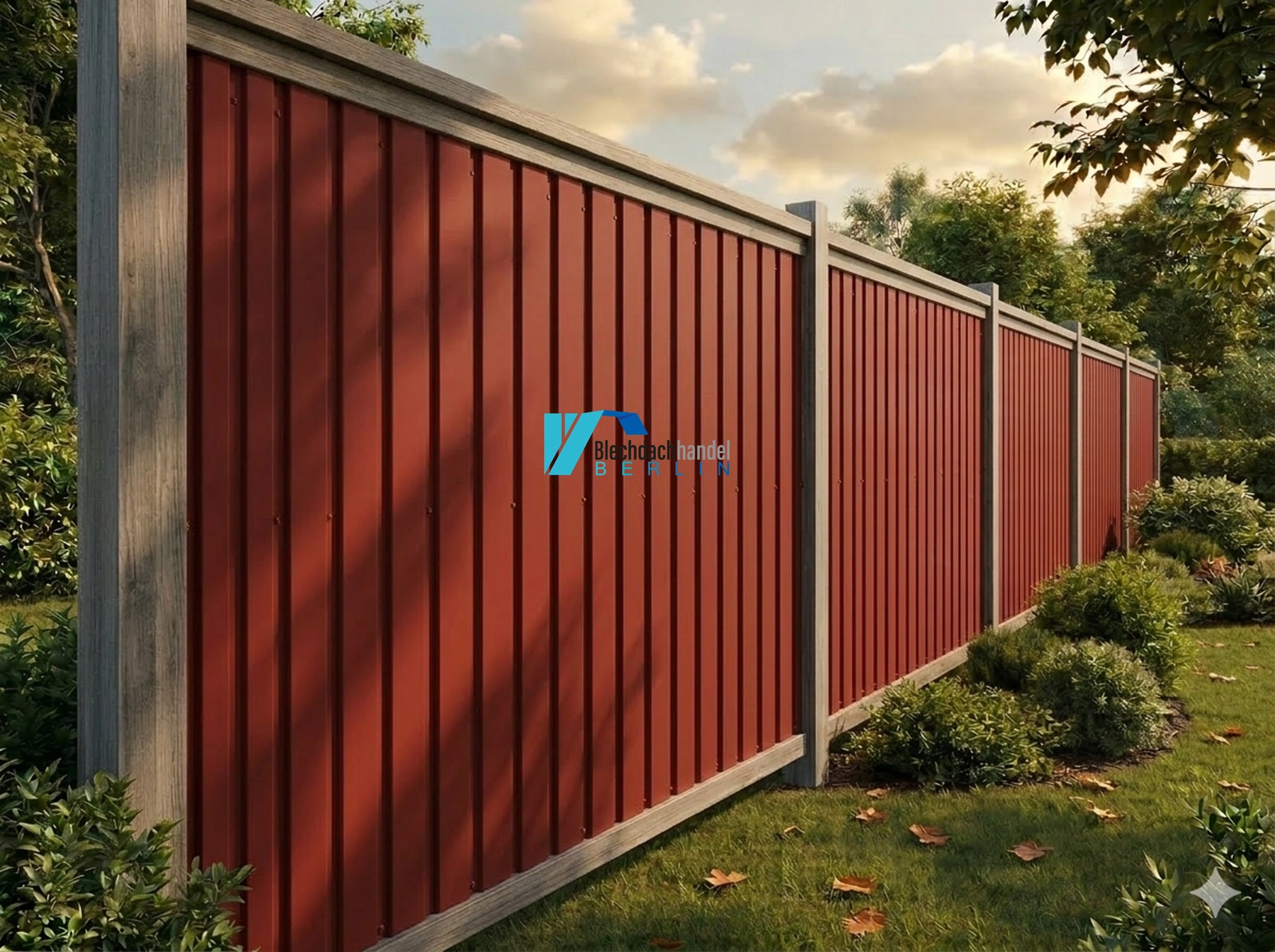 T6 Fassadenblech RAL 3009 - oxidrot – 0,5mm matt 35µm Polyester — Ansicht 4