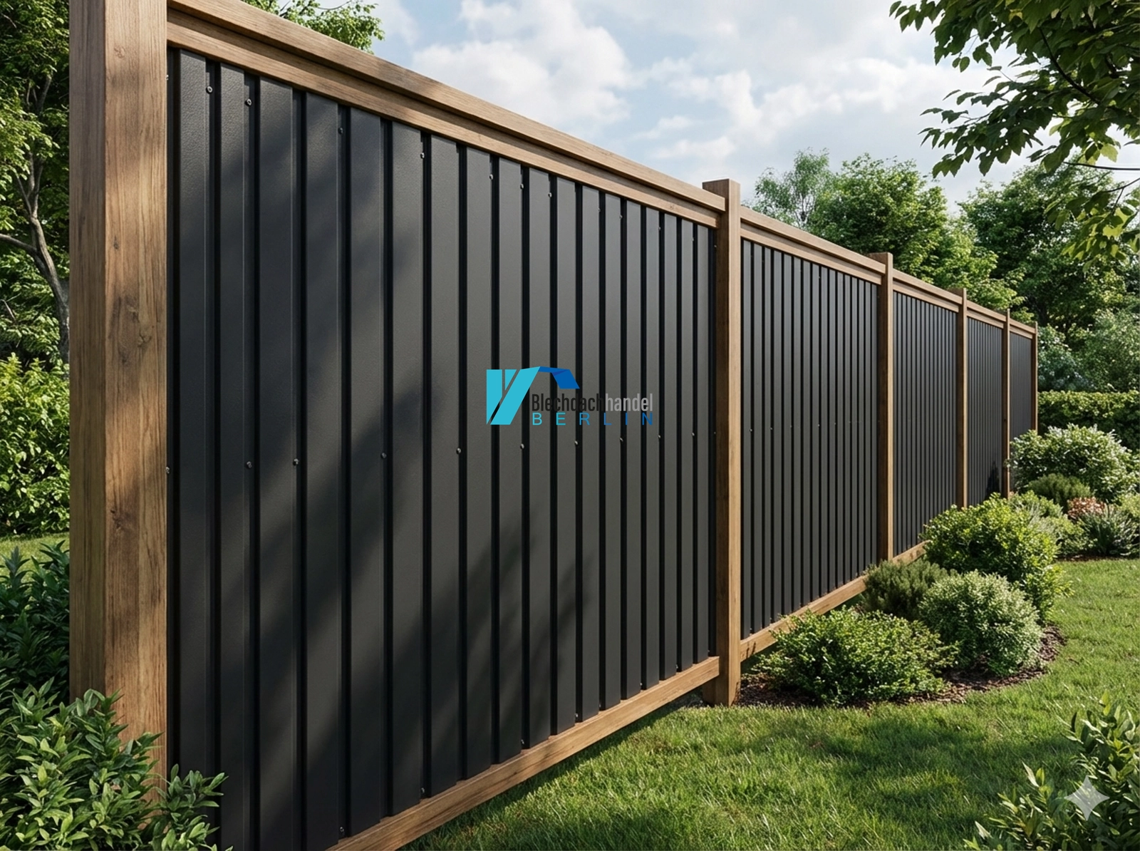 T6 Fassadenblech RAL 7016 - anthrazit – 0,5mm matt 35µm Polyester — Ansicht 4